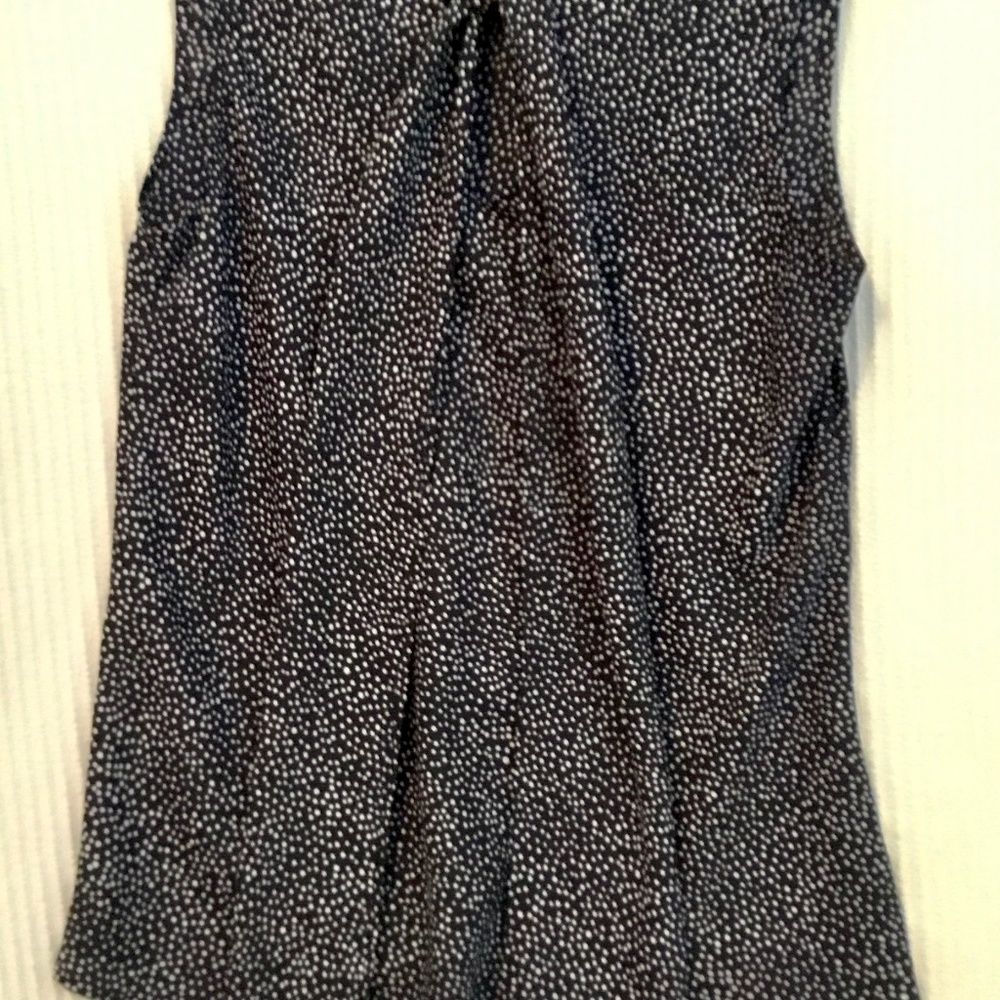 Anne Klein polka dot blouse